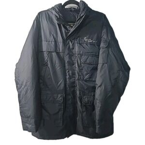 Karl‎ Kani Gold Waterproof Puffer Duck Down Blend Hooded Jacket Size Medium